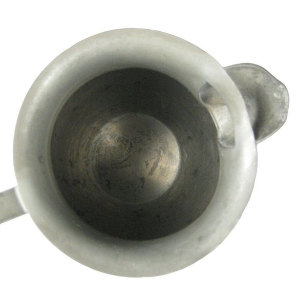 Buenilum Pewter Pitcher Flower Handle 8.25 inches Metal Home Decor DENTS - Picture 8 of 10